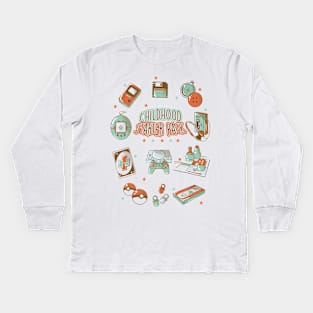 Childhood Starter Pack Kids Long Sleeve T-Shirt